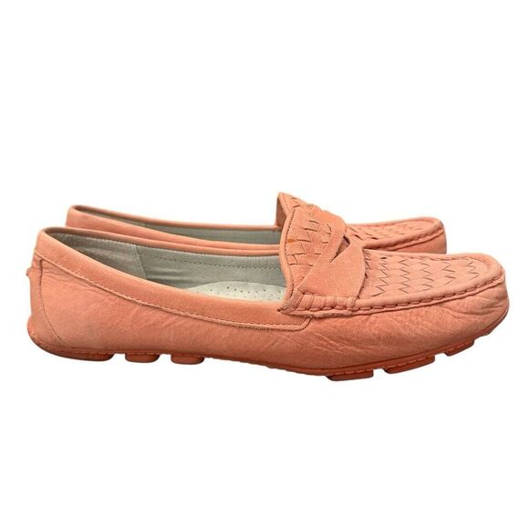 White Mountain Flats Shoes SpeedBoat Leather Loafers 10 M - Picture 1 of 6
